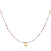 Beads Heart - Paars/Multi