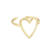 Ring Hart Bewerkt Goud