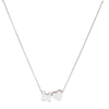 Ketting M hart Zilver