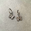 Oorring Vlinder - Zilver