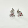 Libelle - Zilver - Roze/Rood