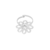 Ring Flower - Zilver