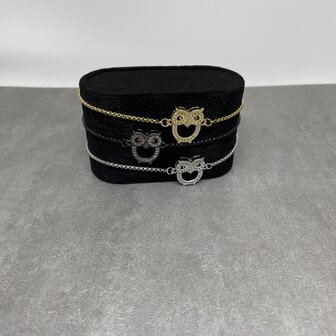 Shine - Owl - Zilver