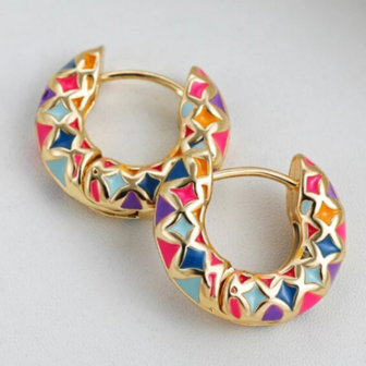 Multicolour chunky creool