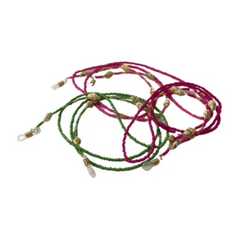 Zonnebrilkoord - Boho beach - Roze