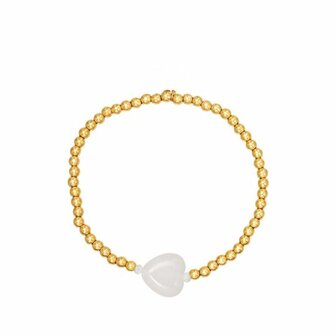 Summer hart - Goud Wit
