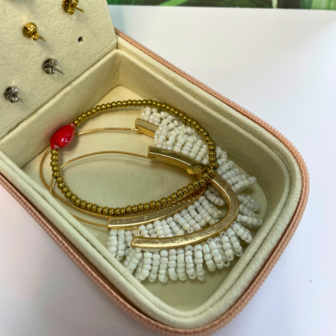 Travel Case - Goud Ros&eacute;