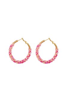 Creool Beads Roze - Goud