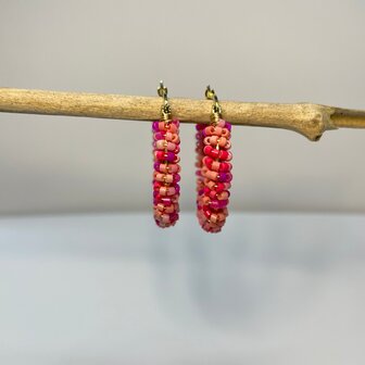 Creool Beads Roze - Goud