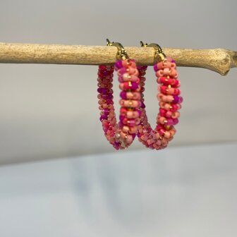 Creool Beads Roze - Goud