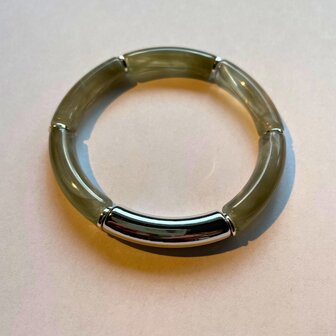Tube greige zilver