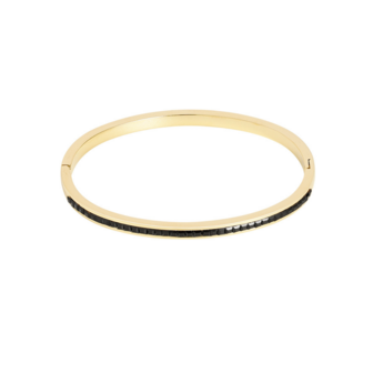Black Diamond Bangle - Goud