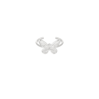 Ring Vlinder Zilver