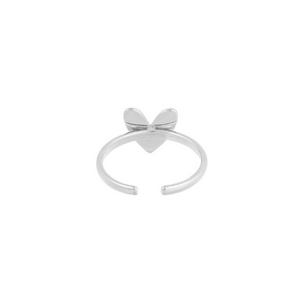 Ring Classic Heart - Zilver