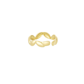 Ring Wave - Goud