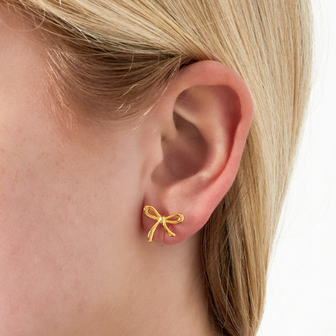 Clip Strikje- Zilver