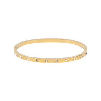 Bangle steentjes - Goud