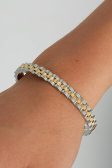 Bangle schakel - Zilver