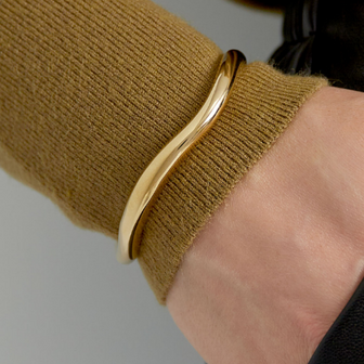 Bangle cuff Babe - Zilver