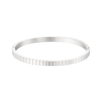 Bangle Streepjes - Zilver