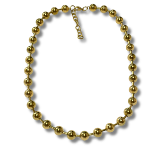 Chunky Ballchain Ketting - Goud