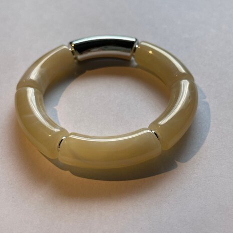 Big Tube Creme Zilver