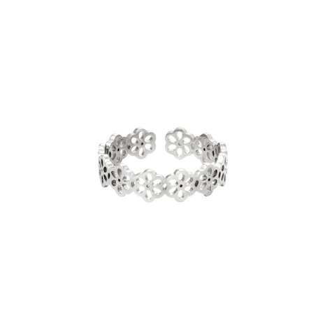 Daisy flowers - Zilver