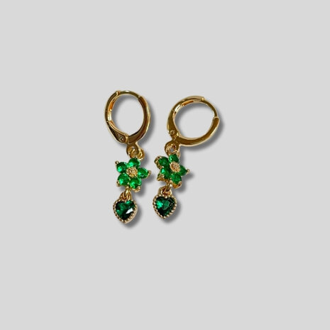 Bloem hartje - groen goud