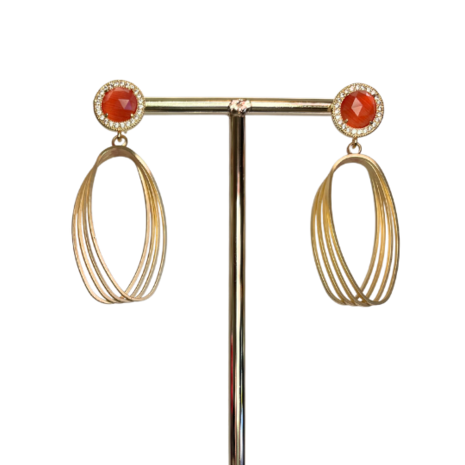 Oranje Cateye - Mat goud