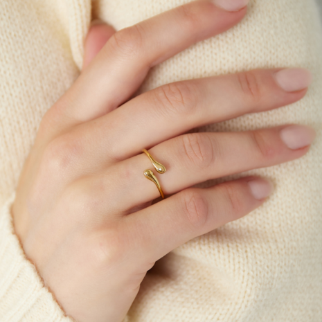 Open Ring Zilver