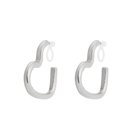 Clip Hart Creool - Zilver