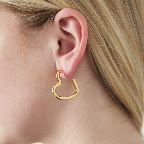 Clip Hart Creool - Zilver