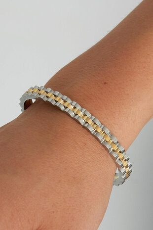 Bangle schakel - Goud
