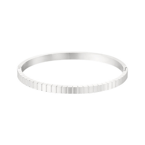 Bangle Streepjes - Zilver