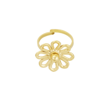Ring Flower - Goud
