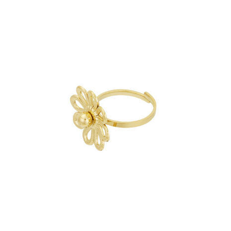 Ring Flower - Goud