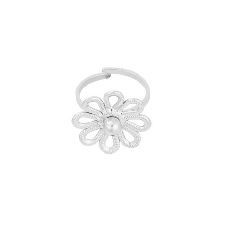 Ring Flower - Zilver