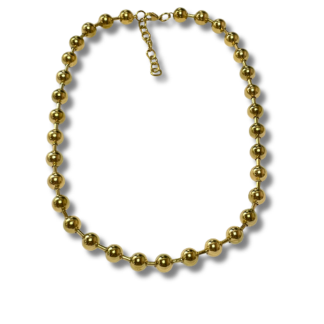 Chunky Ballchain Ketting - Goud