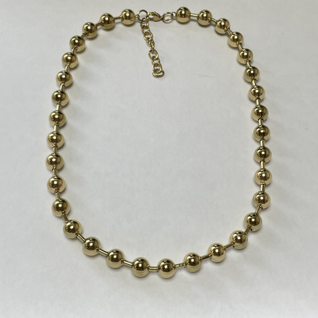 Chunky Ballchain Ketting - Goud