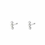 Stud sterren - zilver