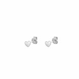 Stud hart Small - Zilver