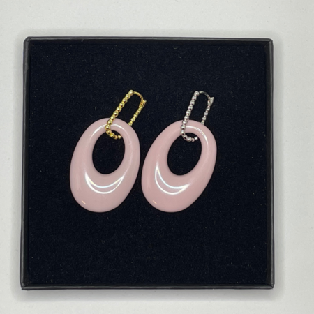 Maxima - Druppel oud roze (925 Echt zilver)