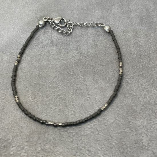 Miyuki zwart zilver