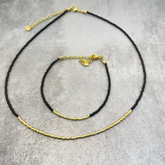 Miyuki zwart goud