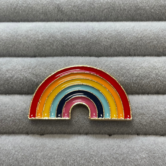 PIN - Regenboog goud