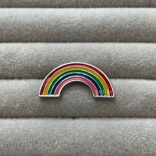 PIN - Regenboog zilver