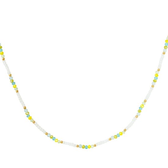Beads Gold - wit