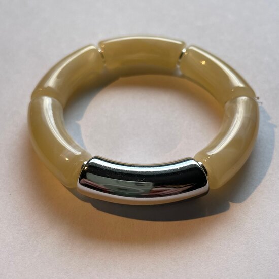 Big Tube Creme Zilver