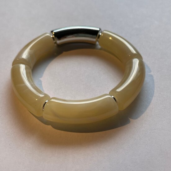 Big Tube Creme Zilver