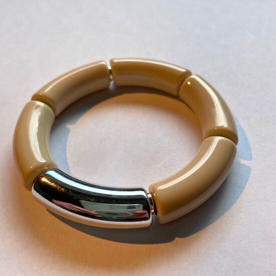 Big Tube Latte Zilver
